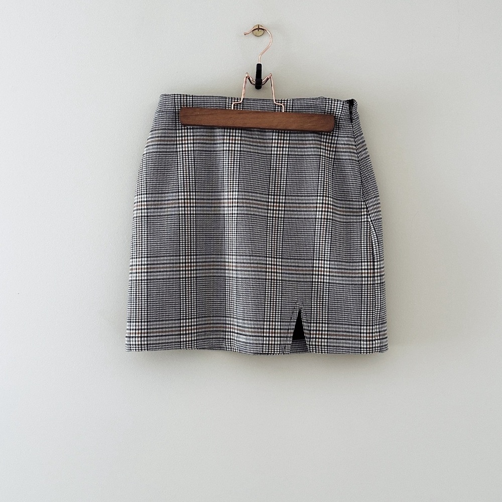 A&F • Tartan Print Mini Skirt